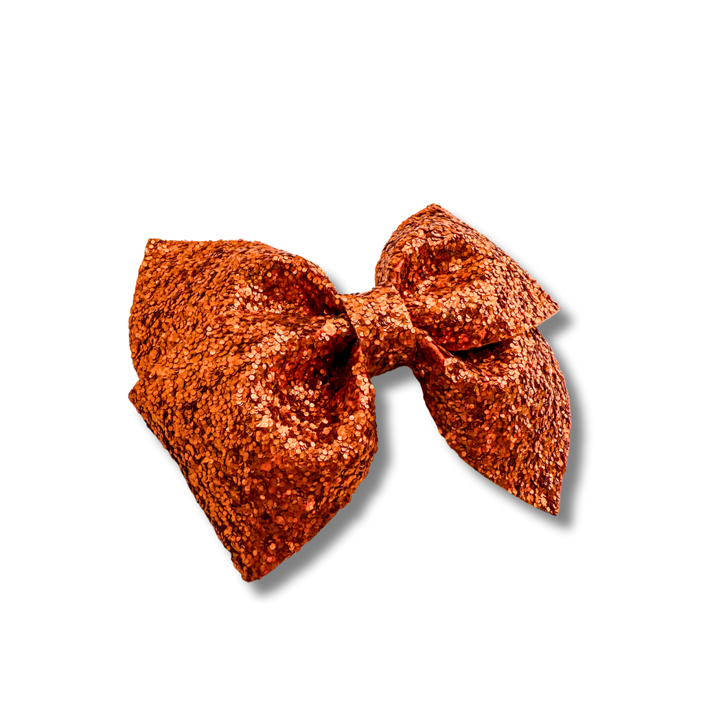 Orange Glitter - 4.5 inch loop de Lou - Halloween