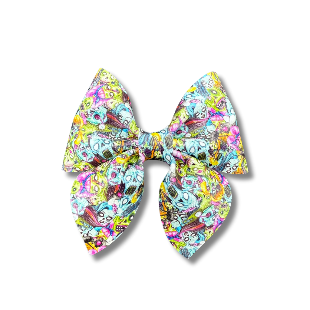 Zombies - 4 inch Sailor Bow - Halloween