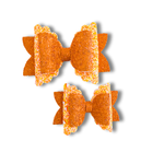 Orange Glitter Tails - Double Stack - Halloween