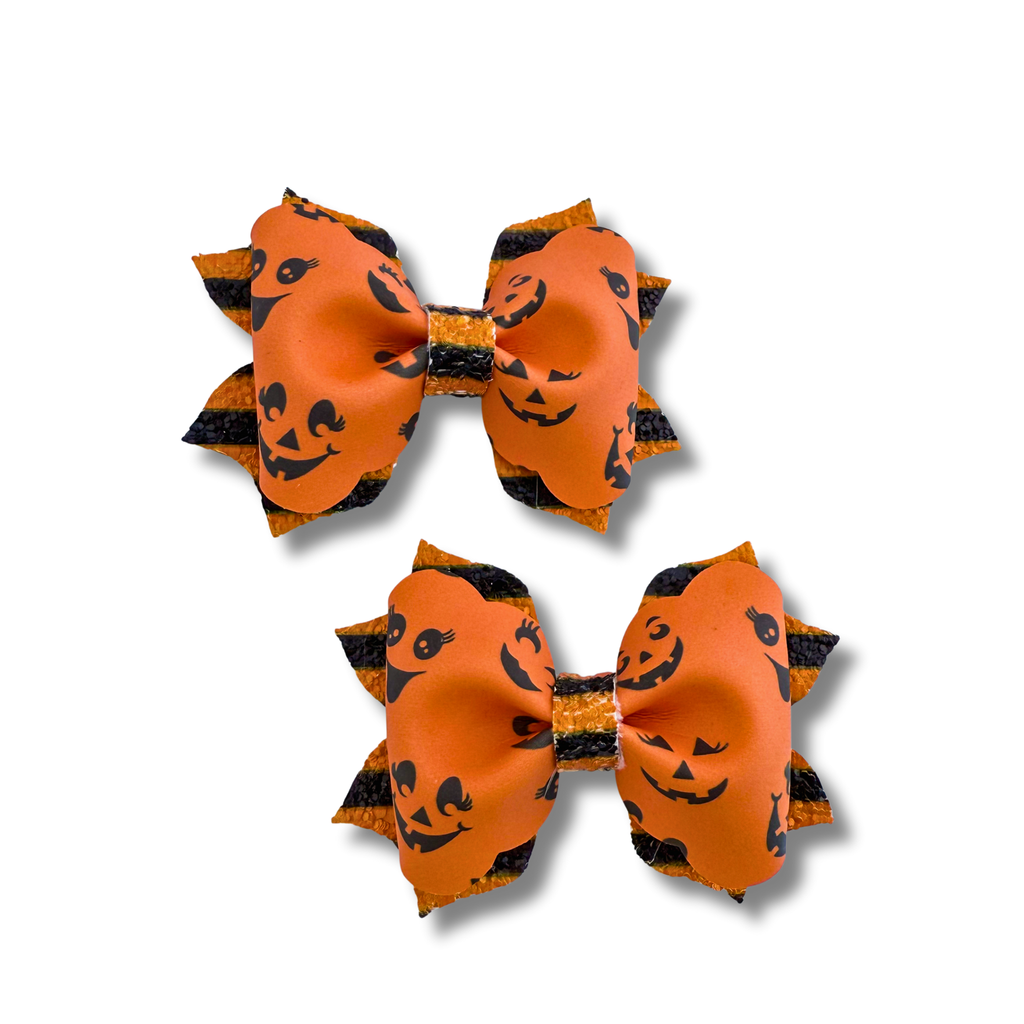 Jack-o-lantern faces - Poppy Pigtails - Halloween