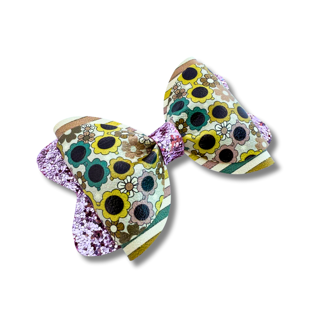 Flower Sunnies - 4 inch bow - Halloween