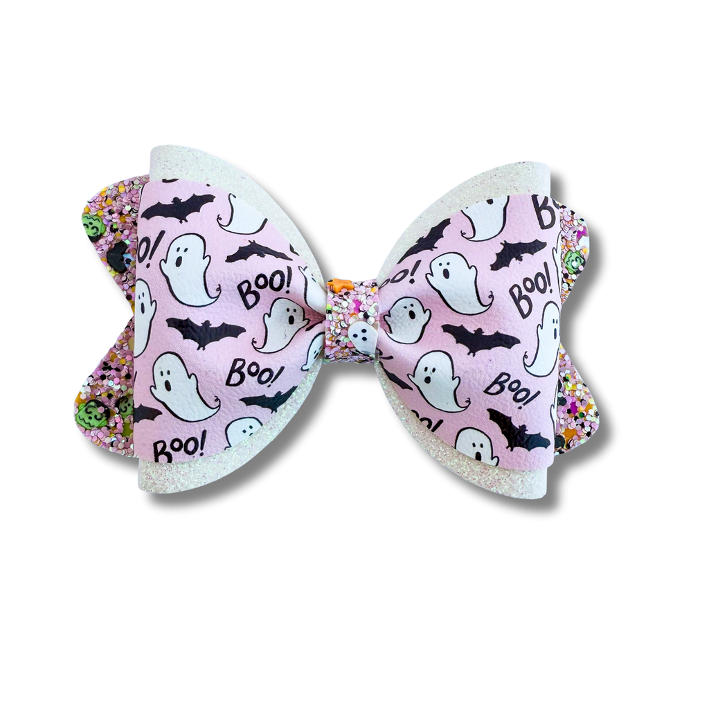 Plink Boo - 4 inch bow - Halloween