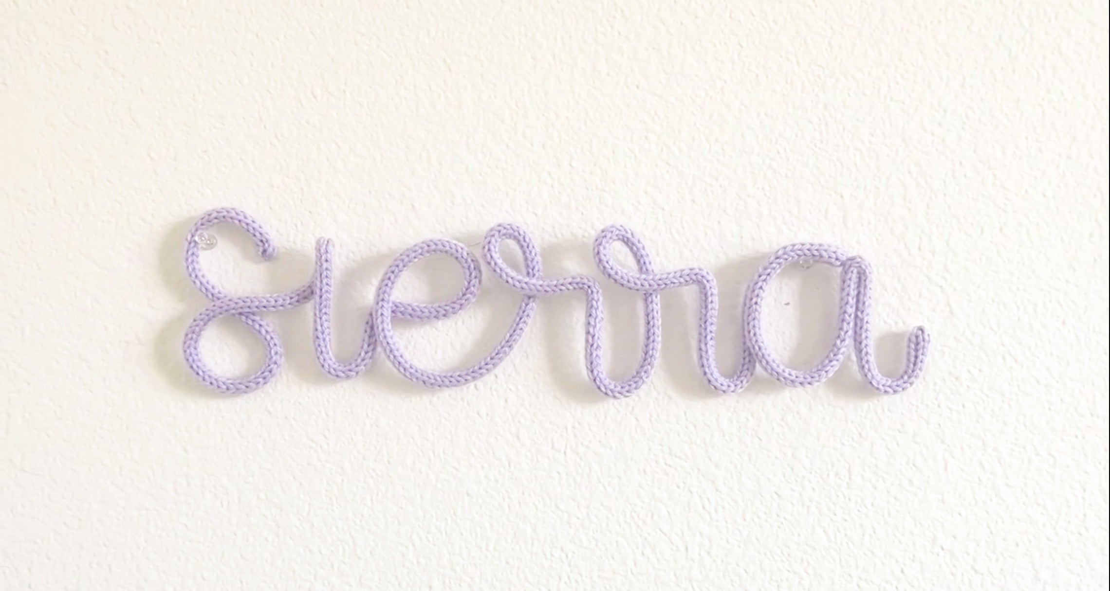 Custom Knitted Wire Name