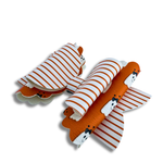 Orange Stripes and Ghosts - Double Stack - Halloween