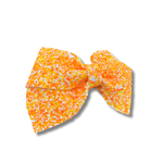 Candy Corn Chunky Glitter - 3.5 inch loop de Lou - Halloween
