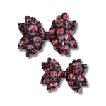 Floral Skulls- Double Stack - Halloween