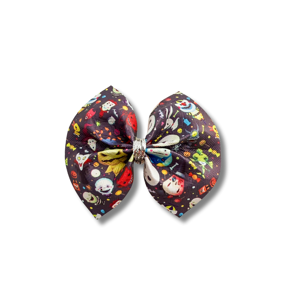 NBC Mash Up - 4 inch Pinch Bow - Halloween