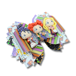 Witch Sisters - 5 inch OTT bow - Halloween
