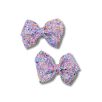 Purple Chunky Glitter  - 3.5 inch loop de Lou - Halloween