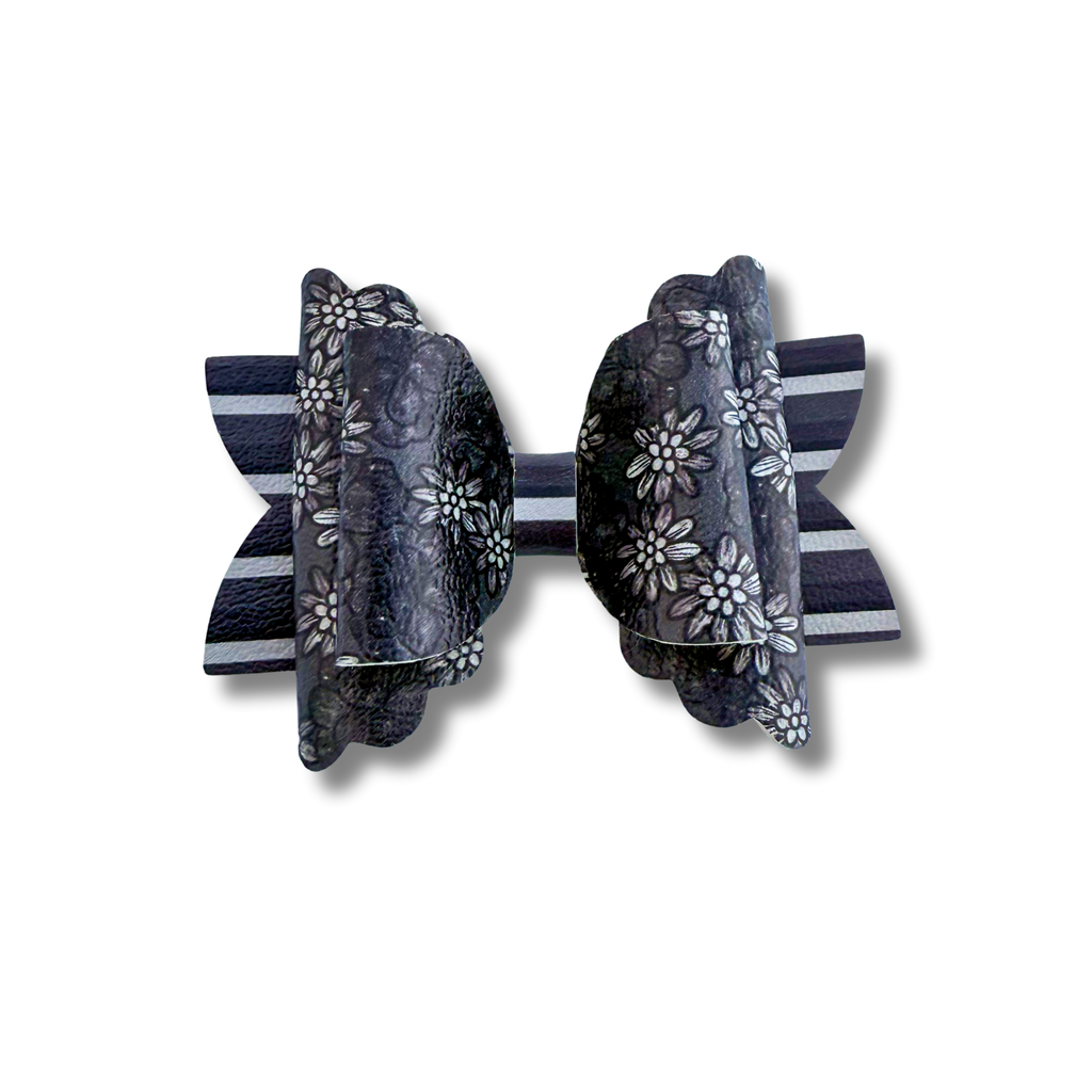 Black and White Florals - Double Stack - Halloween
