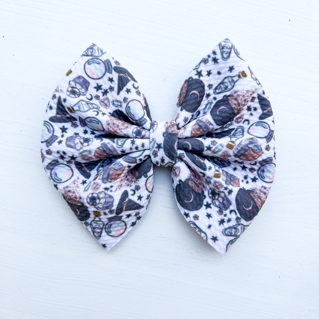Cast A Spell - Fabric Bow - Halloween