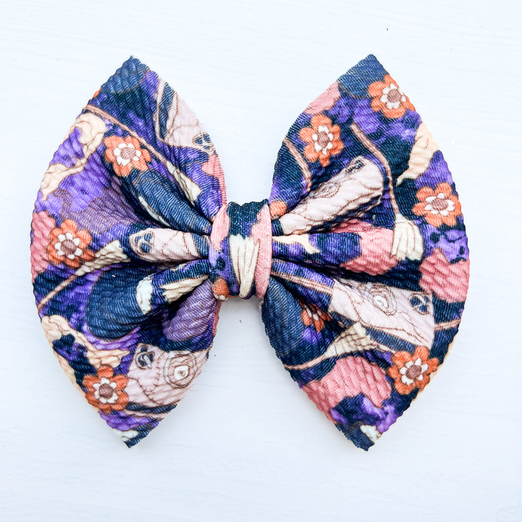 Hocus Pocus - Fabric Bow - Halloween
