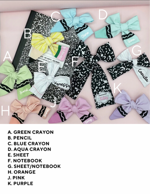 Notebook - Pinwheel Bow