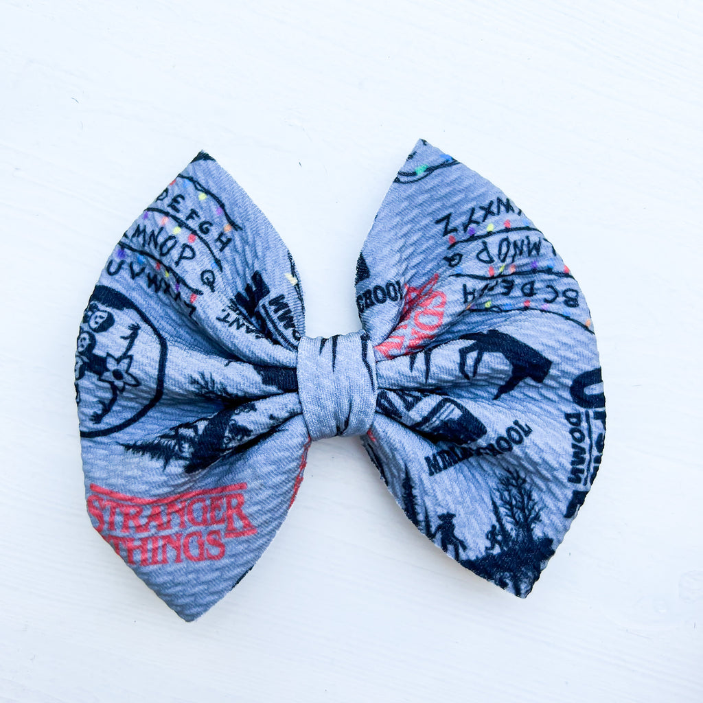 Strange Things - Fabric Bow - Halloween