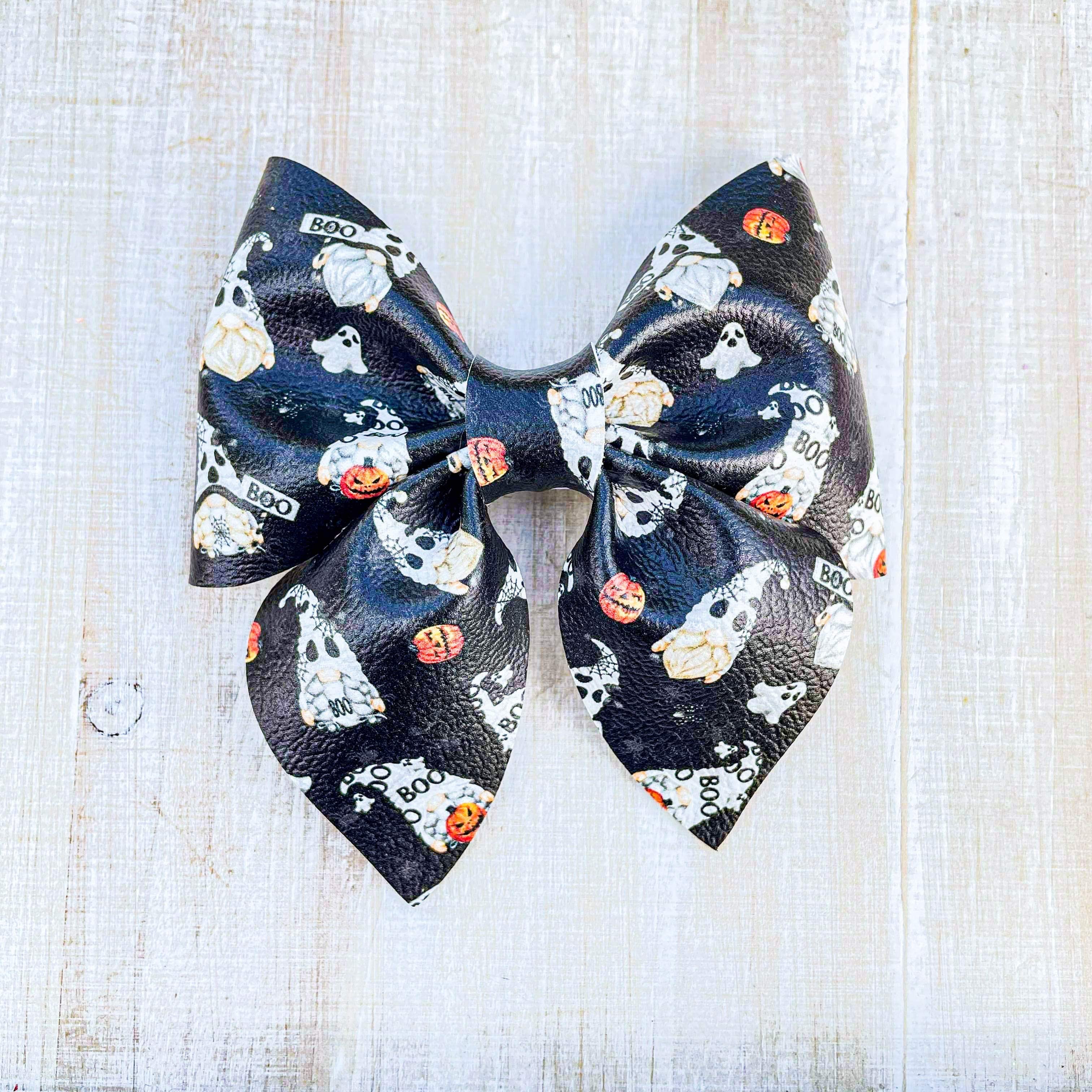 Halloween Gnomes 4 inch sailor bow