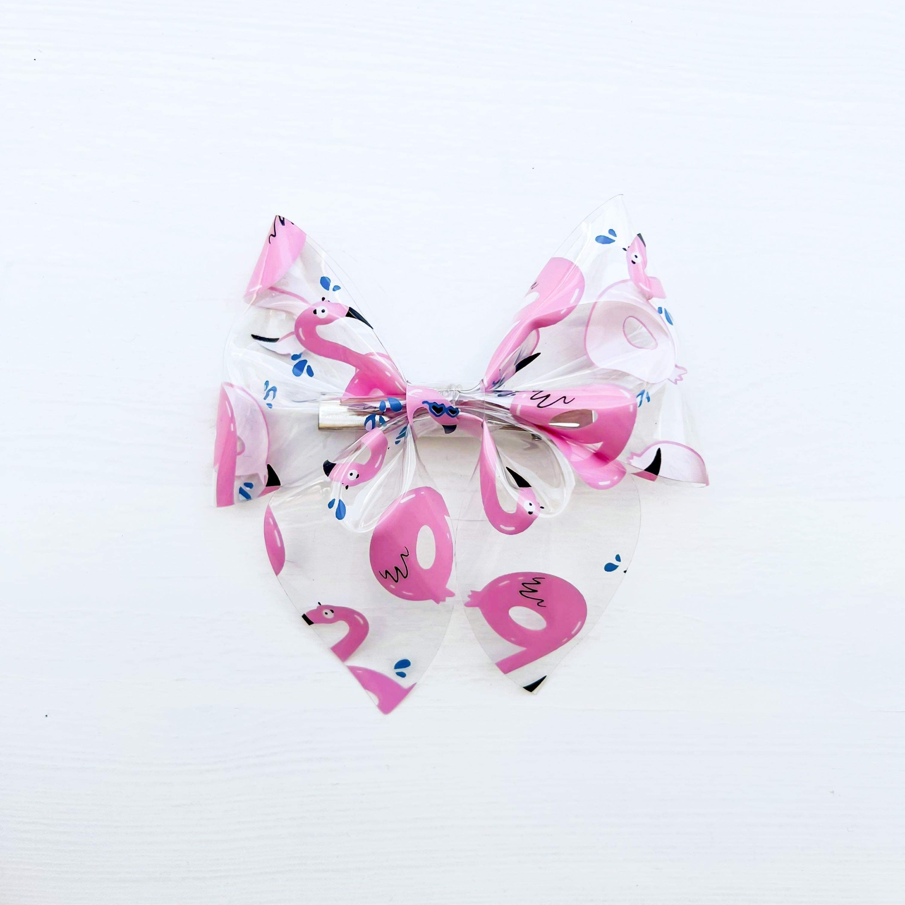 Flamingo Floatie - Jelly 4 inch Sailor Bow