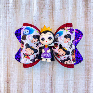 Toddler Evil Queen 4 inch clay bow
