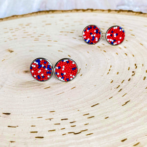 Patriotic Stud Earrings